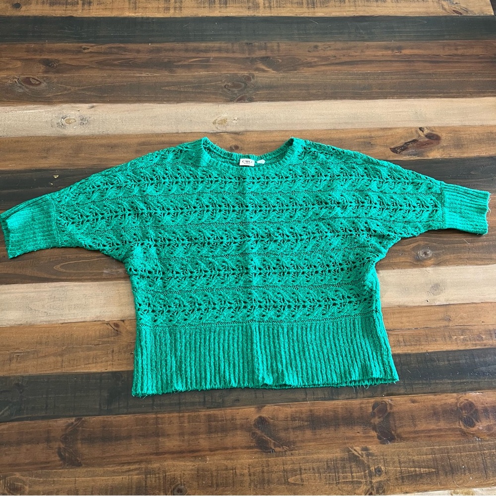 Cato woman green sweater 2x